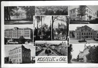 KOSTELEC N. ORL. pohlednice