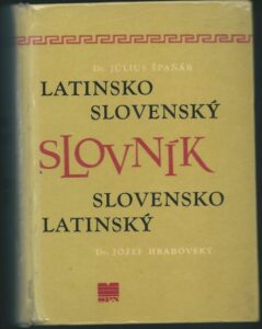 LATINSKO-SLOVENSKÝ SLOVNÍK