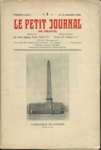 LE PETIT JOURNAL DE PRAGUE 1936