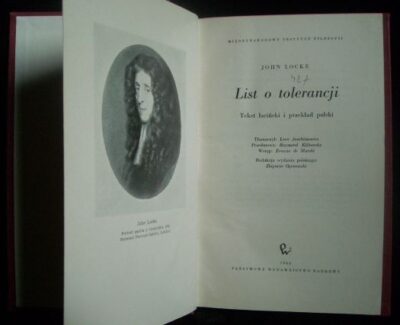 LIST O TOLERANCJI – John Locke