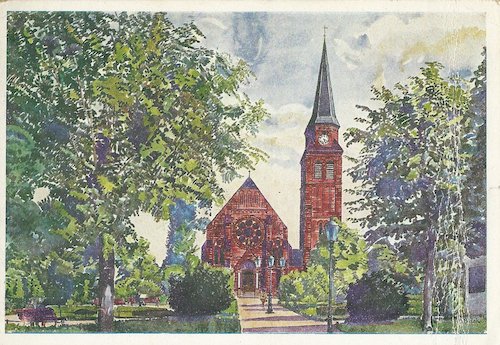 MÄHR. OSTRAU – WITKOWITZ: KIRCHE pohlednice