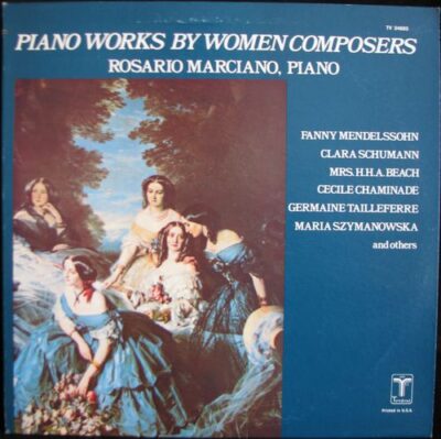 PIANO WORKS BY WOMEN COMPOSERS LP deska