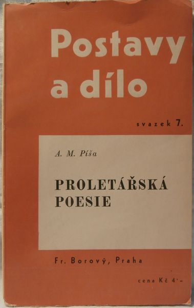 propoe PROLETÁŘSKÁ POESIE – A. M. Píša