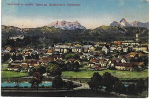 TRAUNSTEIN M. INSTITUT SPARZ GG. HOCHKALTER U. WATZMANN pohlednice