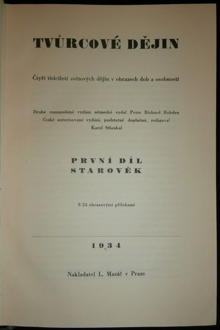 TVŮRCOVÉ DĚJIN – detail 1