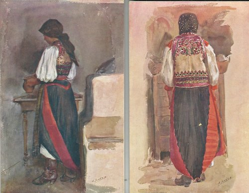 UMĚLECKÉ POHLEDNICE - MAĎAŘI ZE SEDMIHRADSKA – detail 1