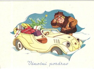 VÁNOČNÍ POZDRAV pohlednice