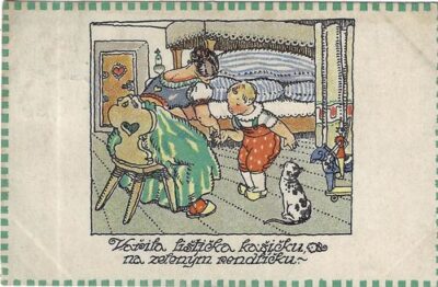 VAŘILA LIŠTIČKA KAŠIČKU pohlednice