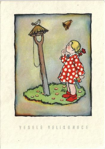 vesevelptacp.pdf VESELÉ VELIKONOCE – DÍTĚ A PTÁČEK pohlednice