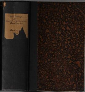 ZEITSCHRIFT DER DEUTSCHEN GEOLOGISCHEN GESELLSCHAFT