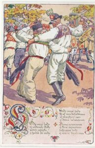 ANTOŠ FROLKA: HODY, MIUE HODY pohlednice