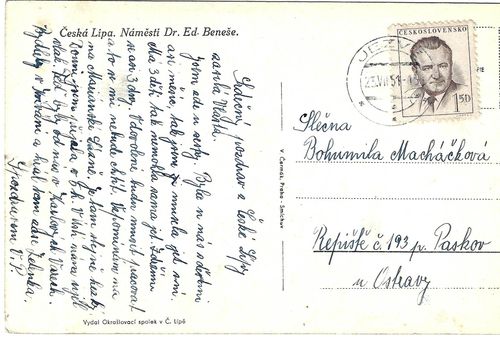 ČESKÁ LÍPA - NÁMĚSTÍ DR. ED. BENEŠE – detail 1