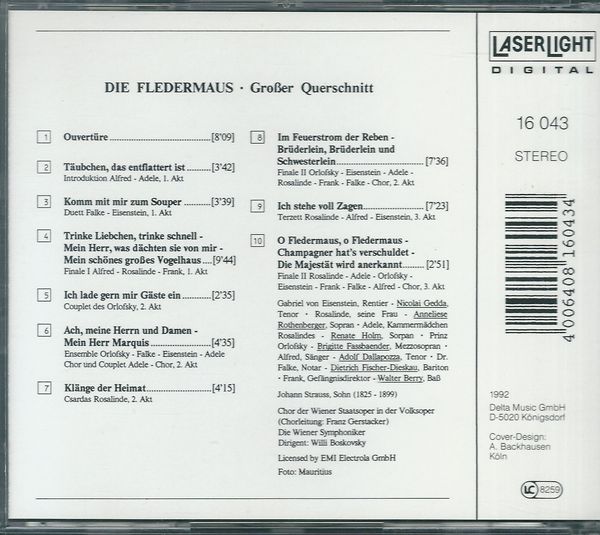 DIE FLEDERMAUS – detail 1