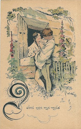 DOBRÚ NOC, MÁ MILÁ pohlednice