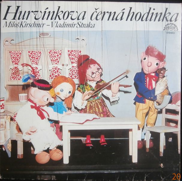 HURVÍNKOVA ČERNÁ HODINKA LP deska