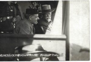 II. DĚLNICKÁ OLYMPIADA V PRAZE pohlednice