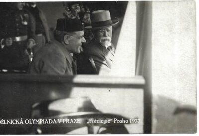 II. DĚLNICKÁ OLYMPIADA V PRAZE pohlednice