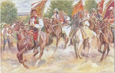 J. KOČÍ: JÍZDA KRÁLŮ pohlednice