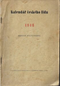 KALENDÁŘ ČESKÉHO LIDU 1948 kalendář