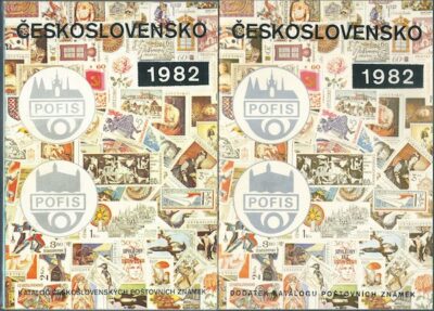 KATALOG POŠTOVNÍCH ZNÁMEK – ČESKOSLOVENSKO 1982 + DODATEK