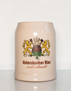 USTERBACHER BIER – KERAMICKÝ PŮLLITR