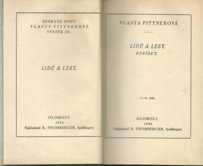 LIDÉ A LESY – Vlasta Pittnerová