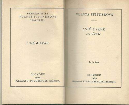 LIDÉ A LESY – Vlasta Pittnerová
