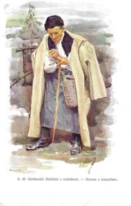 M. GARDOVSKÁ – STAŘEČEK S MLSŇÁKEM pohlednice