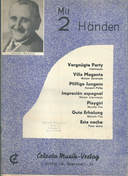 MIT 2 HÄNDEN – Horst Raszat