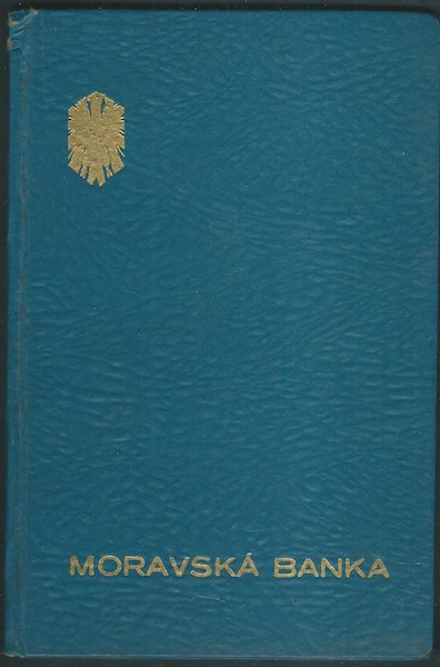 vkladknzmorbank_sperlikova MORAVSKÁ BANKA – VKLADNÍ KNÍŽKA