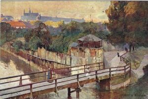 PRAHA – OSTROV KAMPA pohlednice