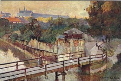 PRAHA – OSTROV KAMPA pohlednice
