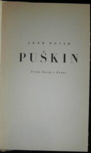 PUŠKIN – Arne Novák