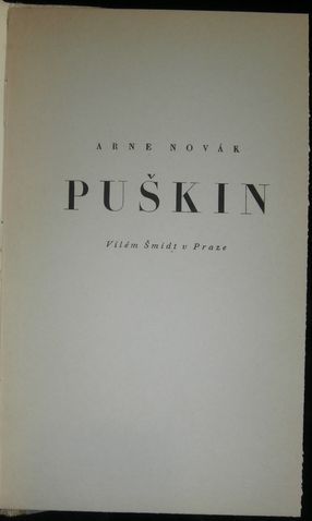 PUŠKIN – Arne Novák