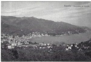 RAPALLO – PANORAMA DA LEVANTE pohlednice