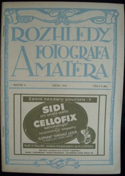 ROZHLEDY FOTOGRAFA AMATÉRA 1928/8