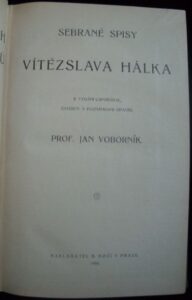 SPISY BÁSNICKÉ – Vítězslav Hálek