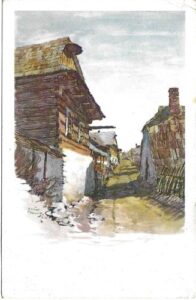 ŠTRAMBERK – Z HORNÍ BAŠTY pohlednice