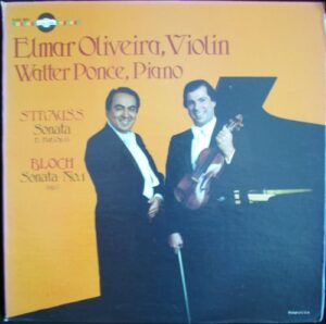 STRAUSS – SONATA E-FLAT OP. 13 / BLOCH – SONATA NO. 1 (LP)