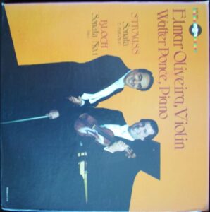 STRAUSS – SONATA E-FLAT OP. 13 / BLOCH – SONATA NO. 1 (LP)