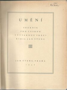 UMĚNÍ III.