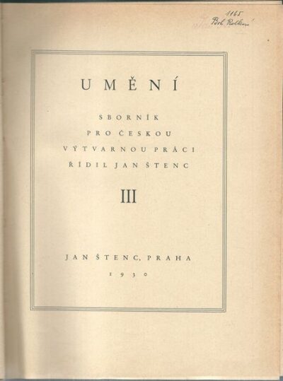 UMĚNÍ III.