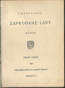 ZAPRODANÉ LÁNY – Viktor Hánek