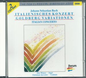J. S. BACH – ITALIENISCHES KONZERT, GOLDBERG VARIATIONEN/ITALIAN CONCERTO (CD)