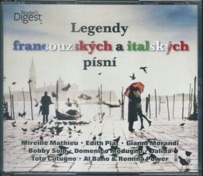 CD LEGENDY FRANCOUZSKÝCH A ITALSKÝCH PÍSNÍ