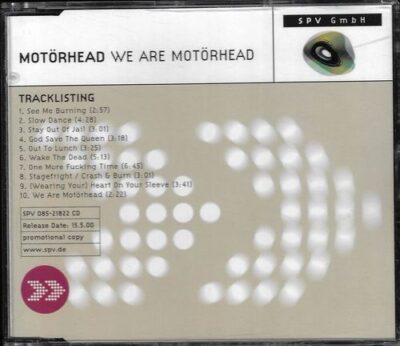 CD MOTÖRHEAD – WE ARE MOTÖRHEAD