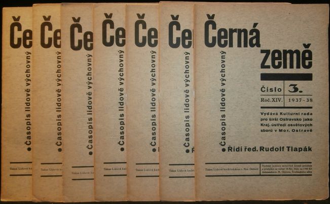 ČERNÁ ZEMĚ – ROČ. XIV., 1937-1938 – Rudolf Tlapák