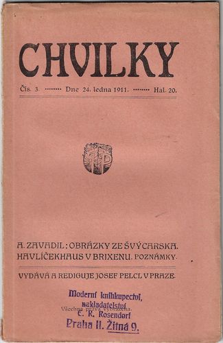 CHVILKY 3: A. ZAVADIL – OBRÁZKY ZE ŠVÝCARSKA