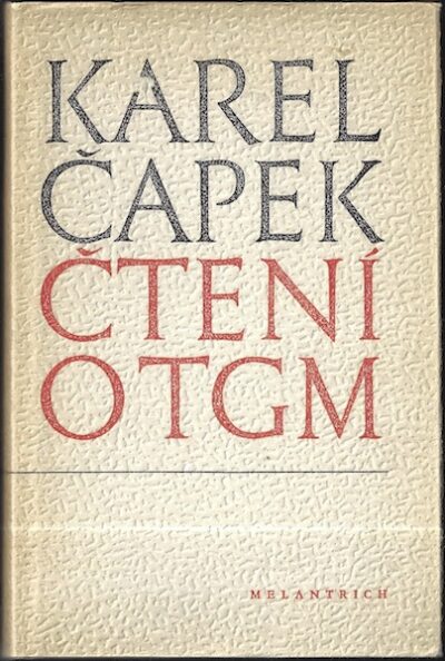 ČTENÍ O TGM – Karel Čapek