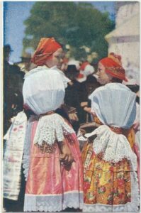 DĚVČATA Z OSTROŽSKÉ LHOTY U SV. ANTONÍČKA pohlednice